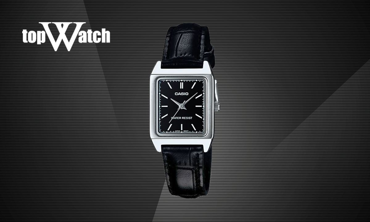 Đồng hồ Casio LTP-V007L-1EUDF dây da đen