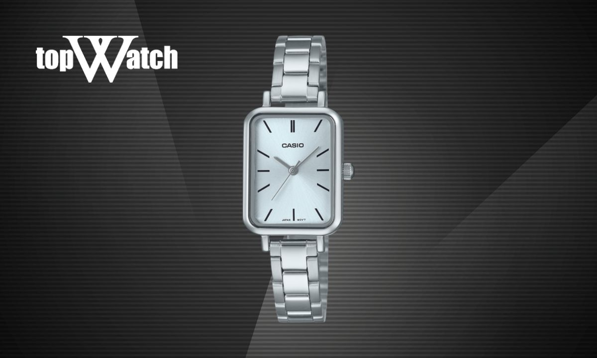Đồng hồ Casio LTP-V009D-2E mặt vuông