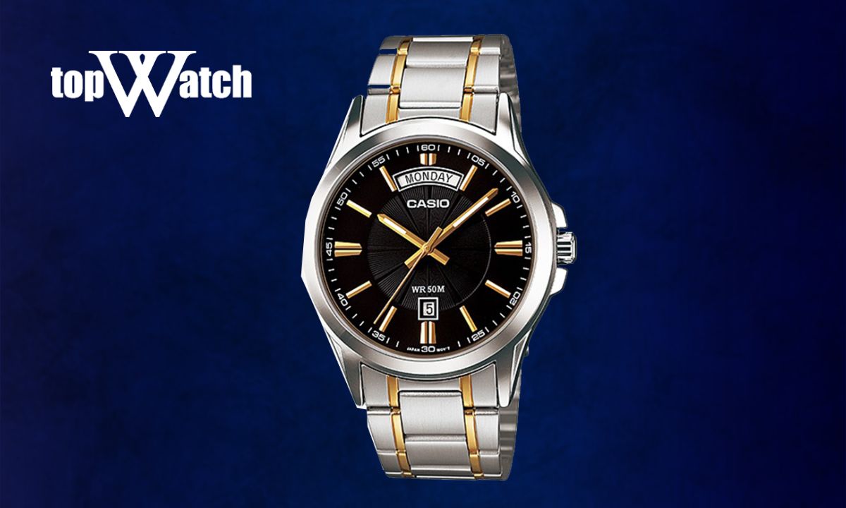 Top 12 mẫu đồng hồ Casio dây kim loại nam nữ bền bỉ Đồng hồ Casio MTP-1381G-1AVDF Nam