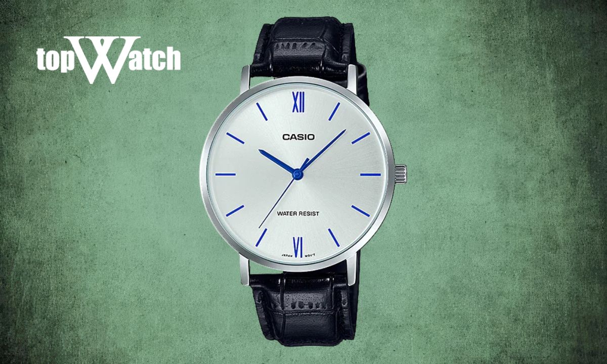 Đồng hồ Casio MTP-VT01L-7B1UDF cọc số xanh