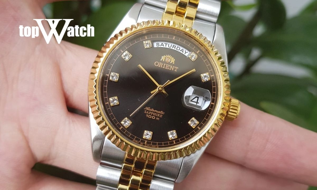 Top 15 mẫu đồng hồ giống Rolex, thiết kế sang trọng, thanh lịch Đồng hồ Orient Datejust SEV0J002BY