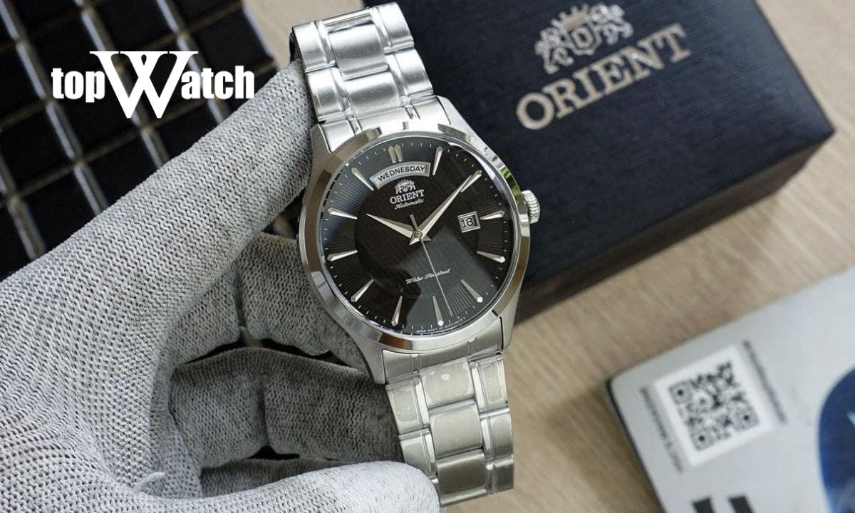 Top 15 mẫu đồng hồ giống Rolex, thiết kế sang trọng, thanh lịch Đồng hồ Orient Day-Date FEV0V001BH