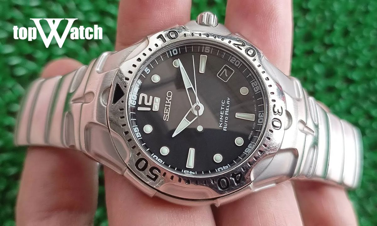 Đồng hồ Seiko Kinetic Auto Relay 5J22-0B80