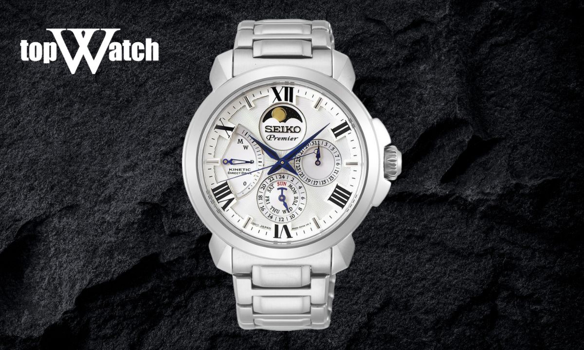 Đồng hồ Seiko Premier Kinetic Direct Drive Moonphase SRX015P1