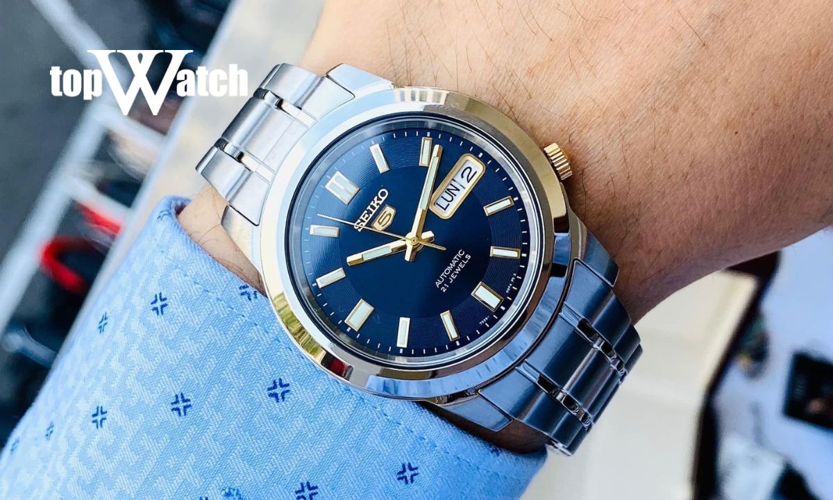 Top 15 mẫu đồng hồ giống Rolex, thiết kế sang trọng, thanh lịch Đồng hồ Seiko SNKK11K1
