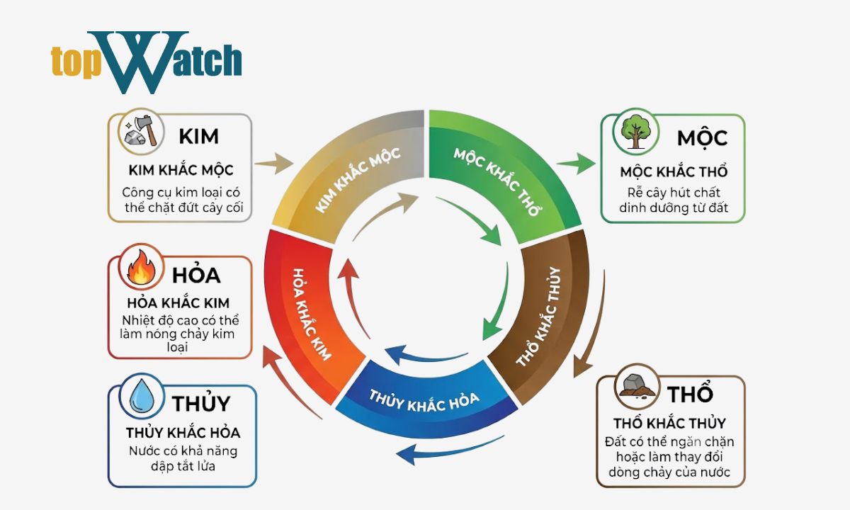 Màu bản mệnh là gì? Mệnh Thổ, Kim, Mộc, Thủy, Hỏa hợp với màu gì? Quy luật tương khắc theo ngũ hành