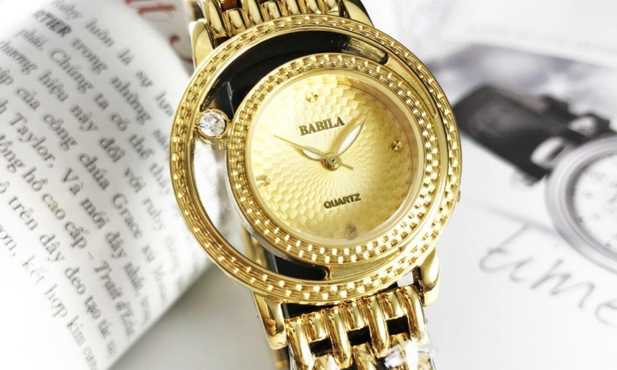 Đồng hồ Babila nữ đính đá