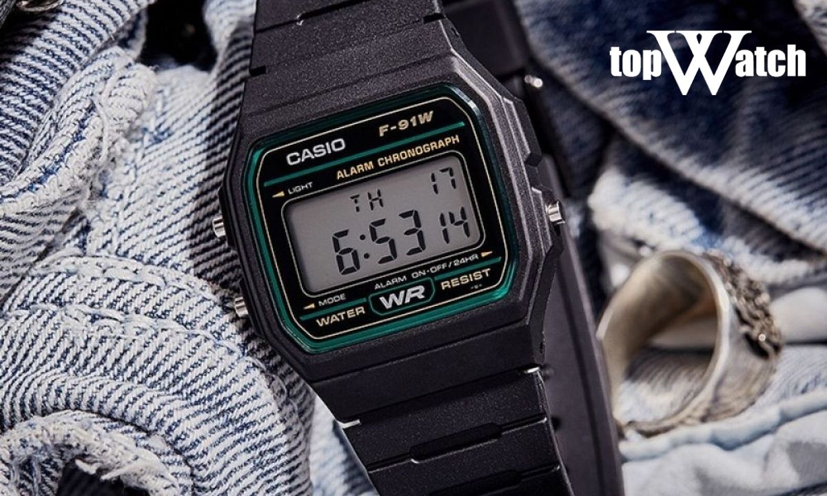 Cách nhận biết đồng hồ Casio chính hãng, thật giả nhanh chóng Quan sát mặt số và logo đồng hồ Casio