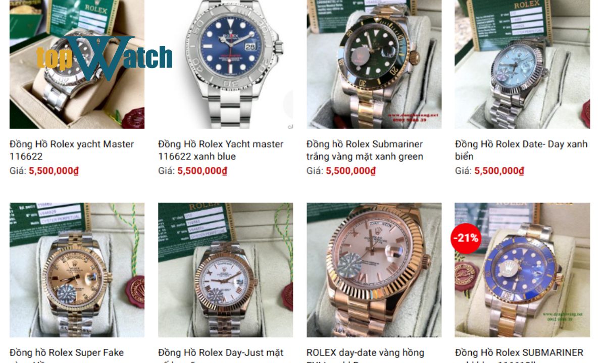 CẢNH BÁO: Đồng hồ Rolex giá 2 triệu, 3 triệu, 5 triệu, 7 triệu đến 10 triệu là hàng giả! Đồng hồ Rolex Fake được bán tràn lan trên GG
