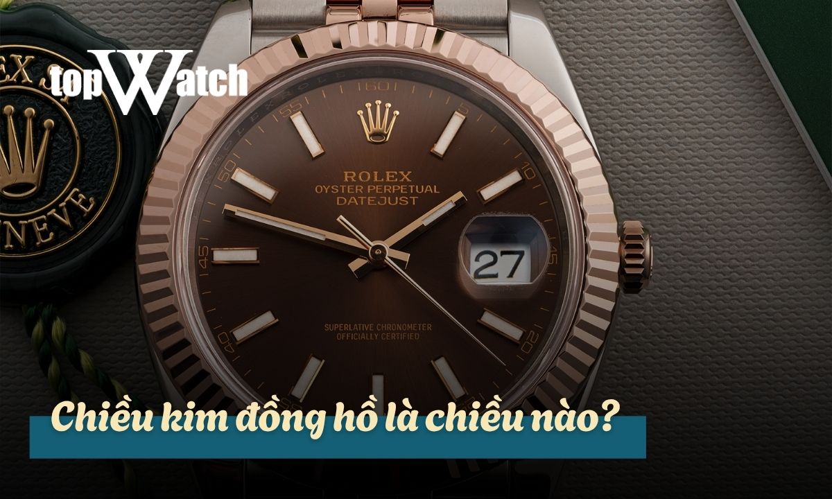 chiều kim đồng hồ là chiều nào