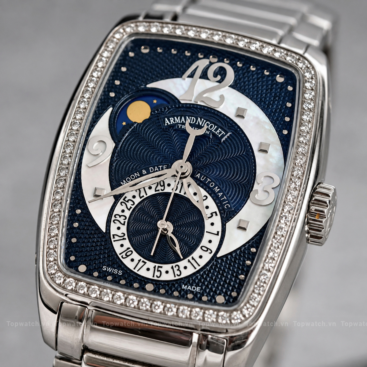 Đồng hồ Armand Nicolet Automatic Dây thép không gỉ ARMAND NICOLET-AN9633A