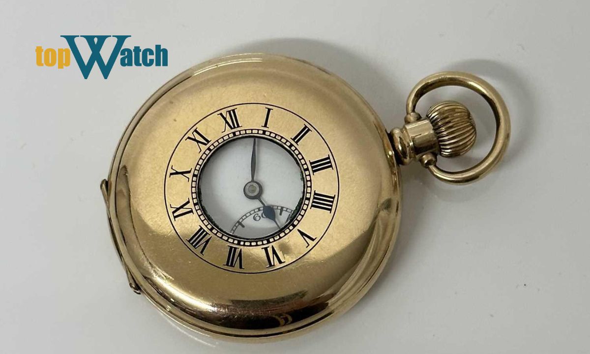 Đồng hồ quả quýt là gì? Các loại đồng hồ quả quýt phổ biến hiện nay Đồng hồ bỏ túi Frasers of Ipswich kiểu Half Hunter