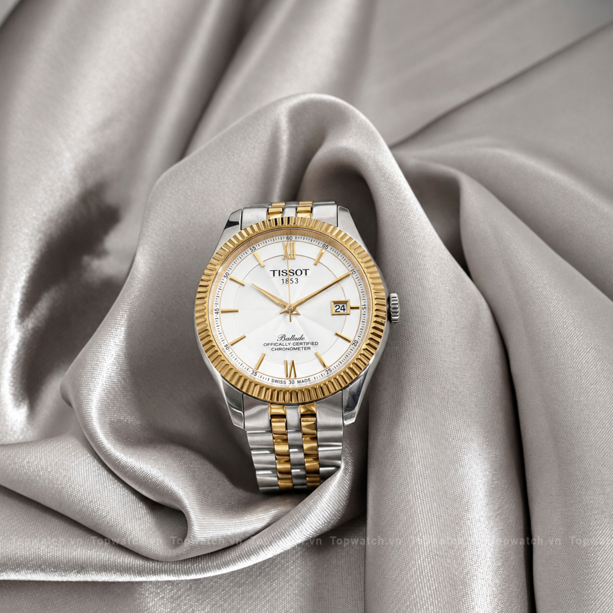 Đồng hồ Tissot Automatic Dây thép không gỉ TISSOT-T108408A/W5Z2SVSMT