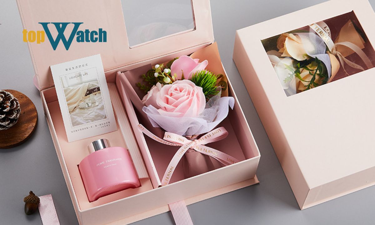 Set hộp quà hoa và nước hoa