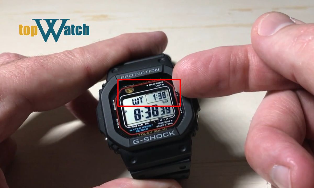 Tính năng giờ thế giới trên đồng hồ Casio G-Shock GWM5610U-1